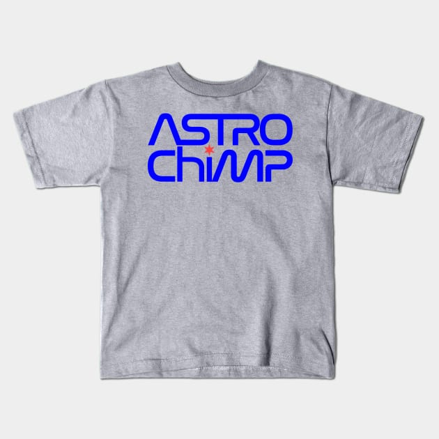 Astro Chimp Worm Logo1 Kids T-Shirt by astr0_ch1mp